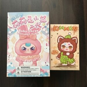 NEW 2-PACK Bundle Baby Three and Kimmon Plush Blind Boxes Lot